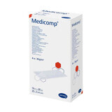 Medicomp, comprese sterile, nețesute, 4 straturi, 30 g/m2, 10 cm x 20 cm, 50 buc.