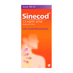 Sinecod 1,5 mg/ml, sirop, 100 ml