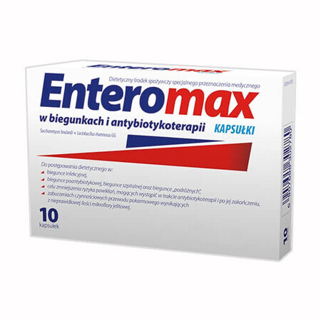 Pharmasis Enteromax, 10 capsule de deschidere