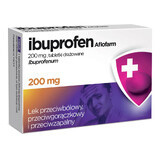 Ibuprofen Aflofarm 200 mg, 20 comprimate iritate