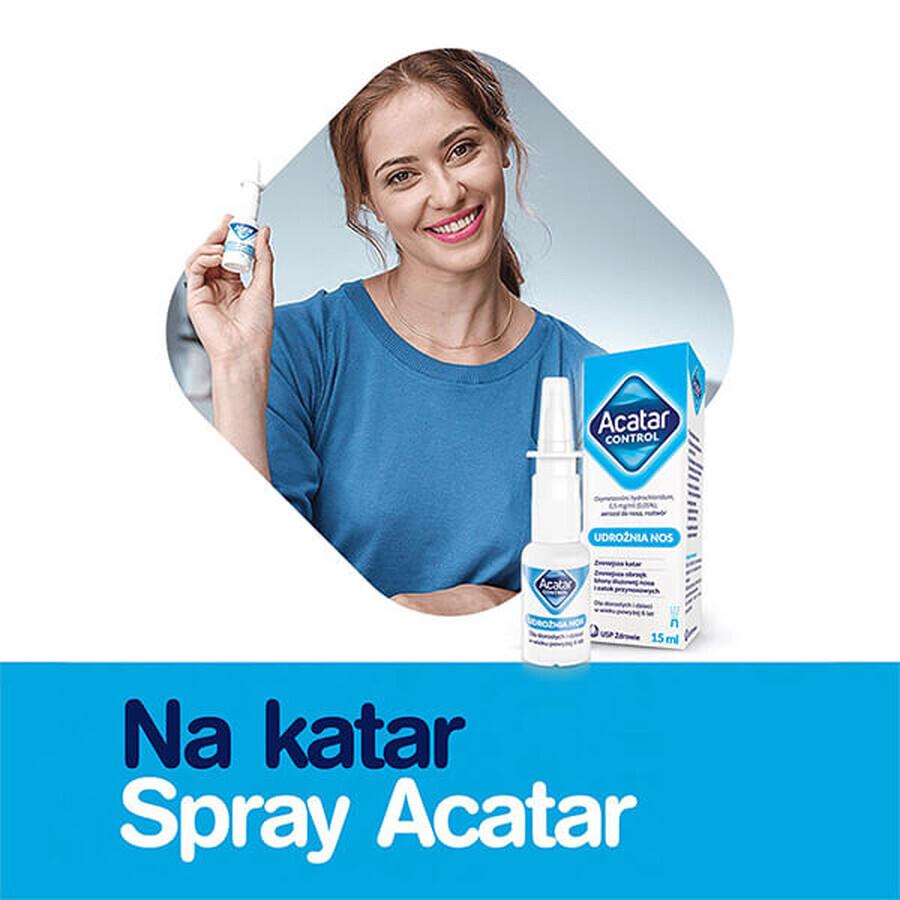 Acatar Control 0,5 mg/ml, spray nazal, soluție, 15 ml