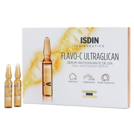 Isdin Flavo-C Fiole ultraglican antioxidant , 10 fiole