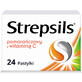 Strepsils orange cu vitamina C 1,2 mg + 0,6 mg, 24 pastile tari