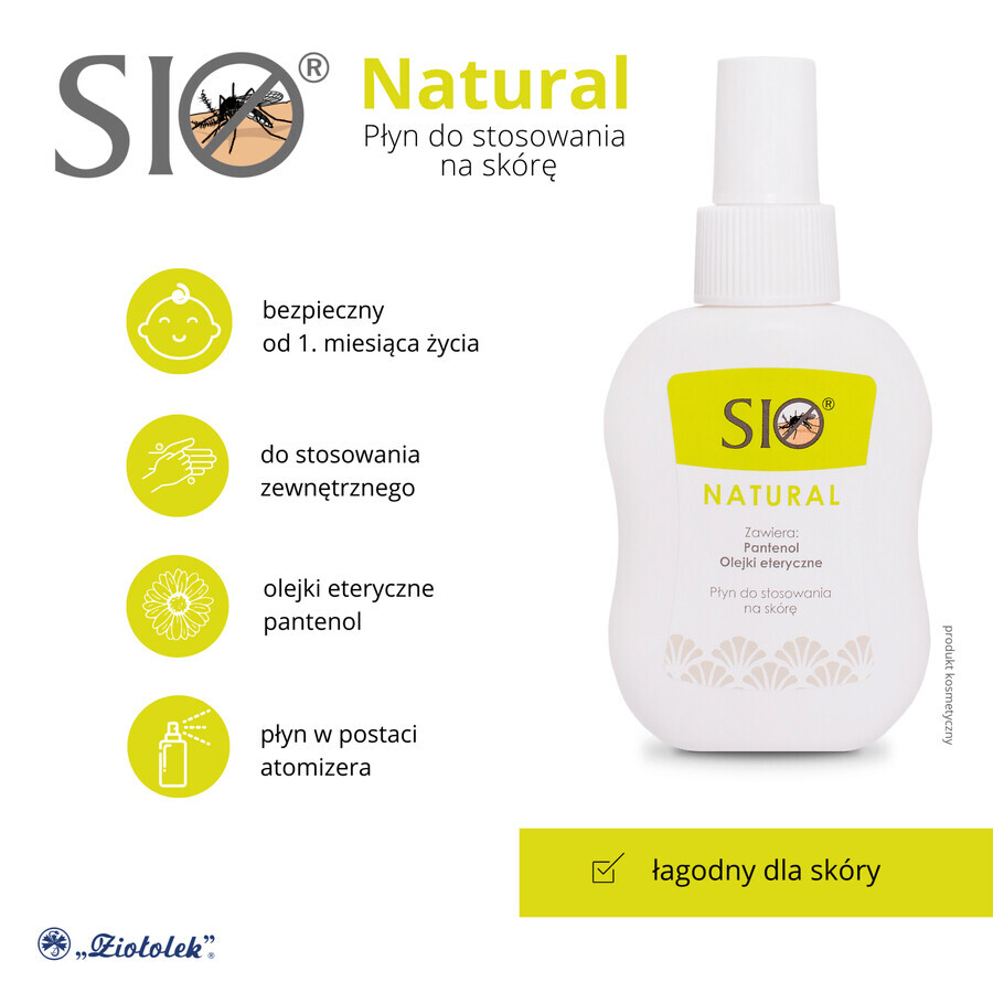 Sio Natural, répulsif pour enfants à partir de 1 mois, 100 ml