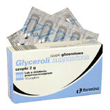 Farmina Glyceroli Suppositoria 2 g, supozitoare de glicerol, 10 bucăți