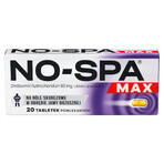 No-Spa Max 80 mg, 20 comprimate