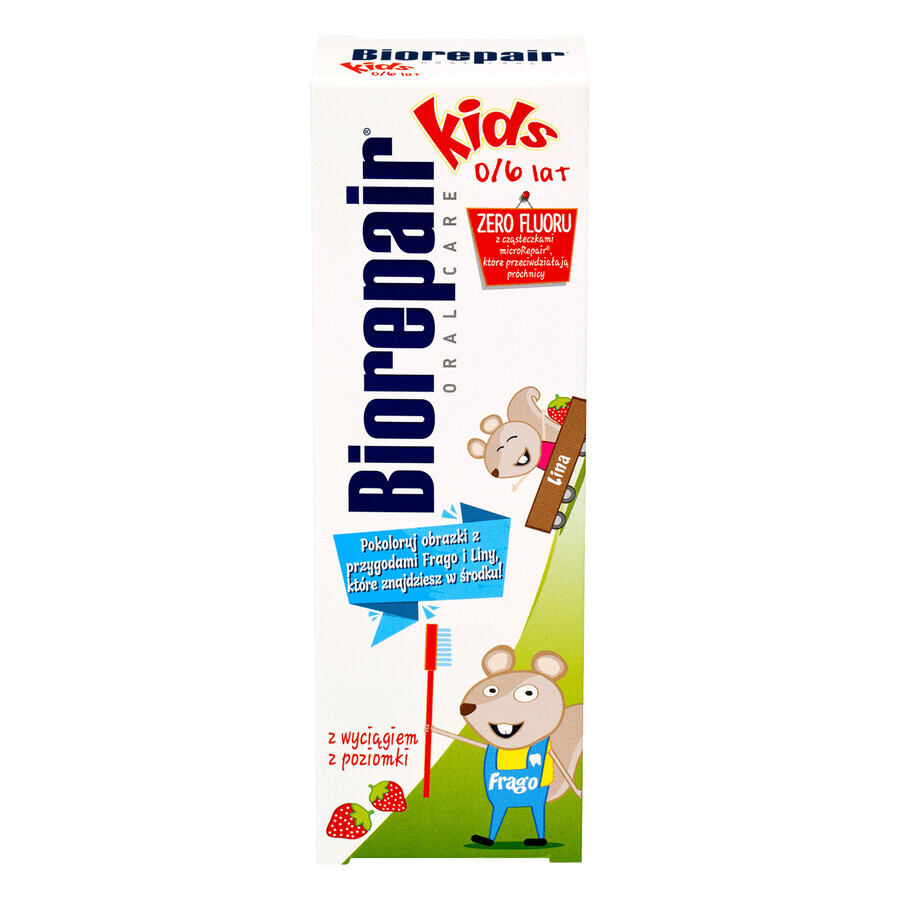 Biorepair Kids, pastă de dinți pentru copii de la 0 la 6 ani, 50 ml