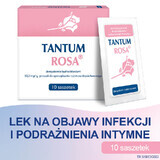 Tantum Rosa 53,2 mg/g, pulbere pentru soluție de irigare vaginală, 10 pliculețe