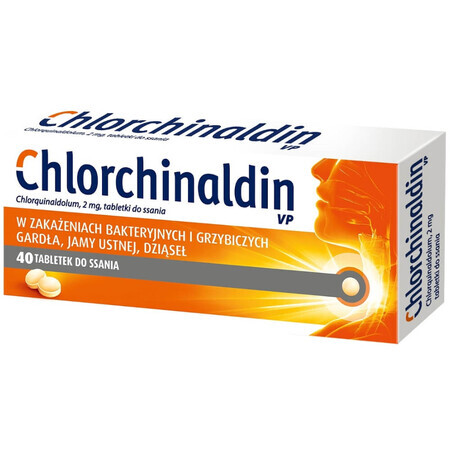 Clorchinaldin VP 2 mg, 40 pastiluțe