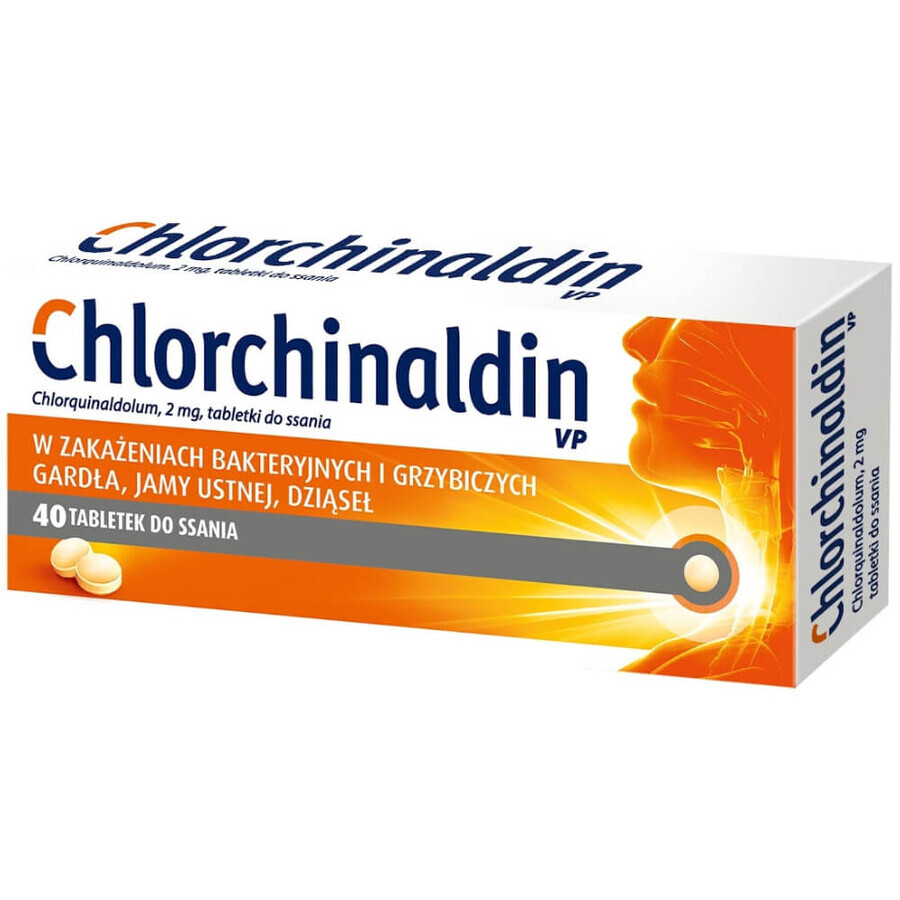 Clorchinaldin VP 2 mg, 40 pastiluțe