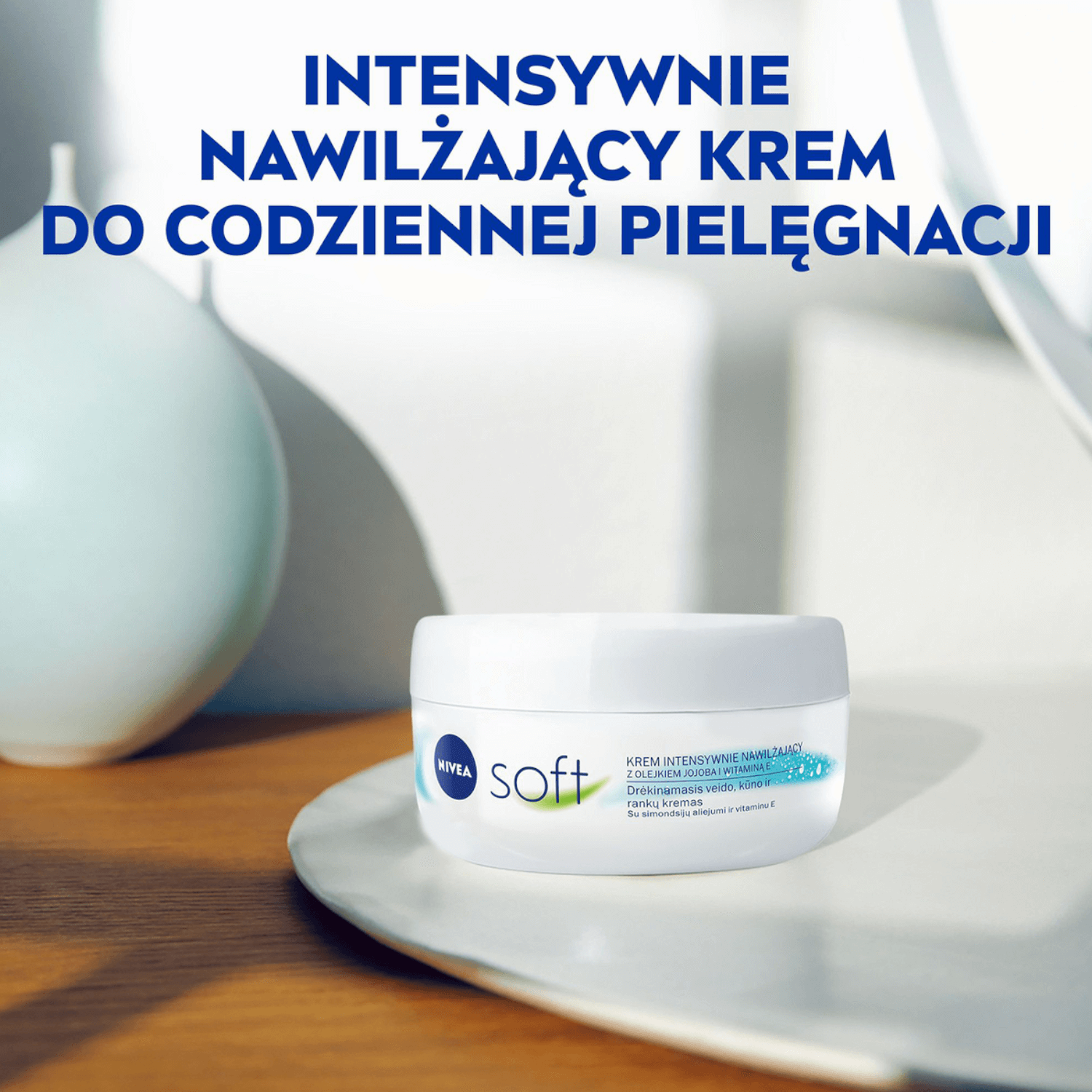 Nivea Soft, cremă hidratantă intensivă, 300 ml