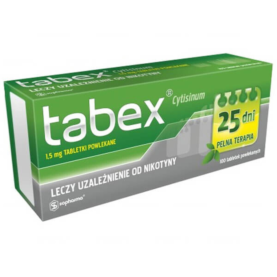 Tabex 1,5 mg, 100 comprimate