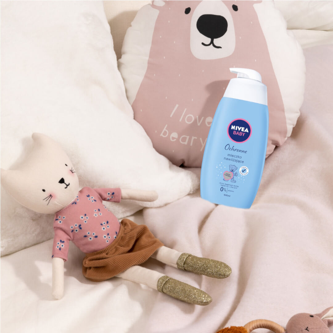 Nivea Baby, lapte hidratant protector pentru bebeluși din prima zi, 500 ml