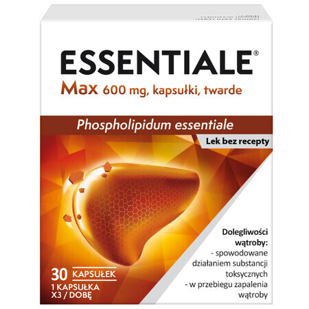 Essentiale Max 600 mg, 30 capsule