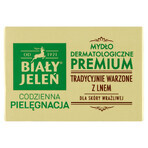 Biały Jeleń Premium, pastilla de jabón hipoalergénica, 100 g