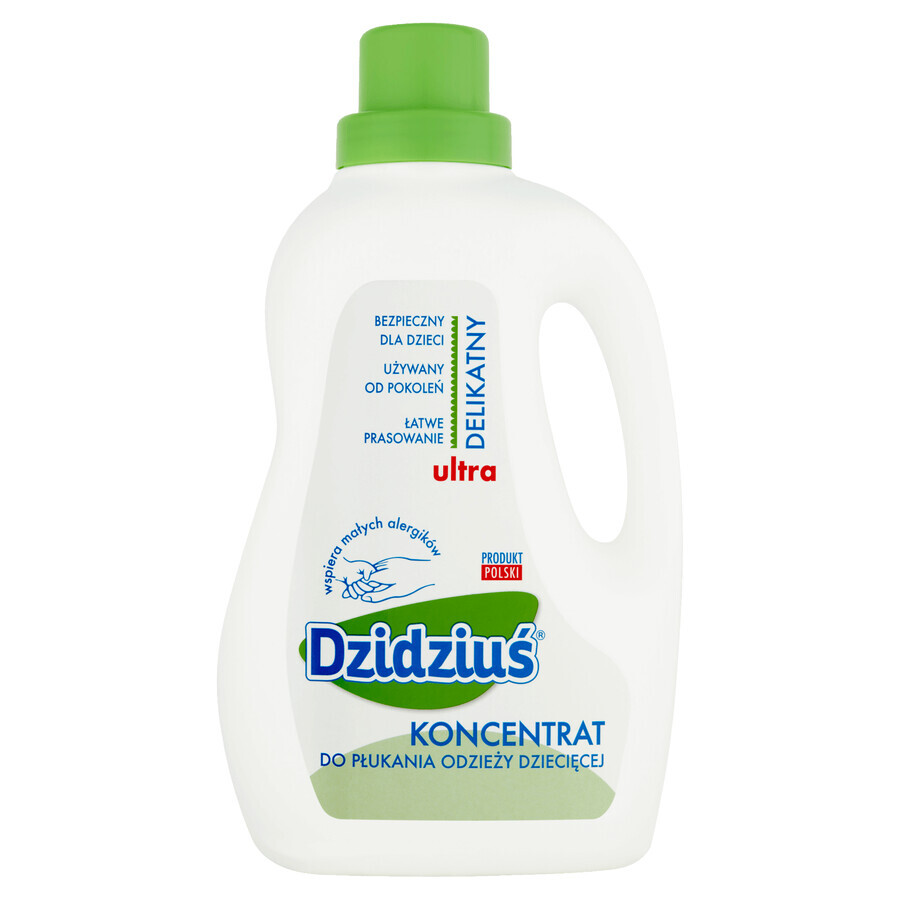 Dzidziuś, concentrat pentru clătirea hainelor pentru copii și persoane cu piele sensibilă, 1,5 l