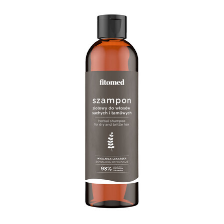 Fitomed, shampoo voor droog en breekbaar haar, zeepkruid, 250 g