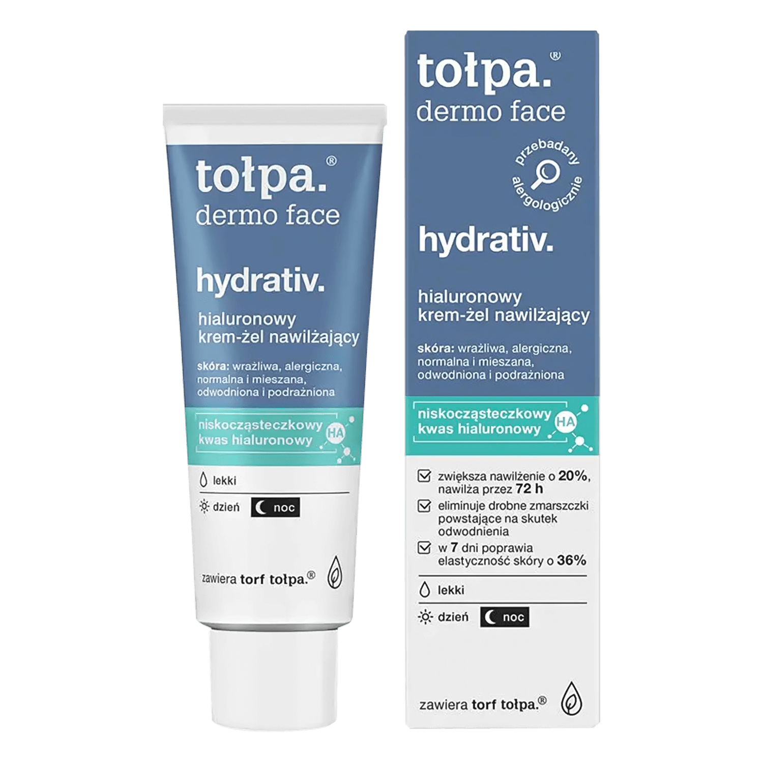 Tolpa Dermo Face Hydrativ, gel-cremă hidratant și calmant, 40 ml