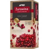 Apteo Cranberry, ceai de fructe, 2,5 g x 20 pliculețe