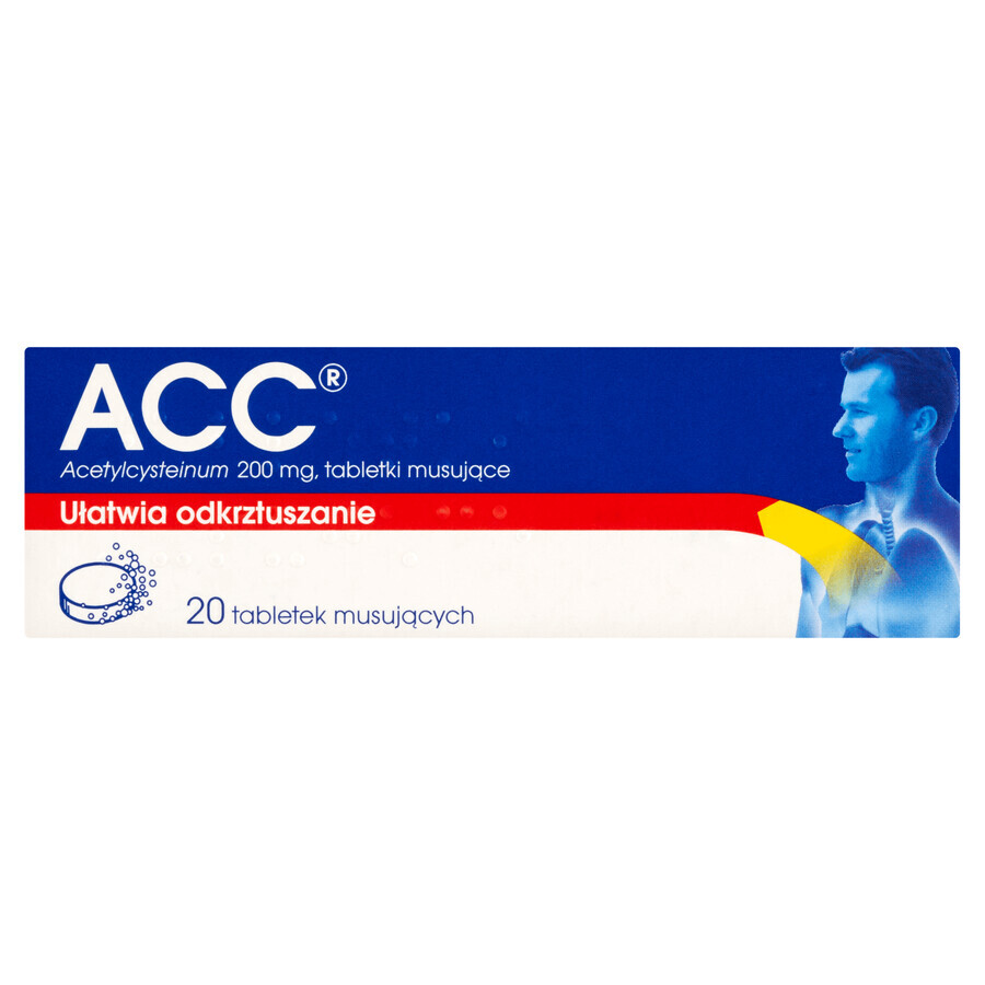 ACC 200 mg, 20 comprimate efervescente