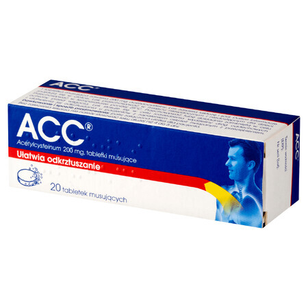 ACC 200 mg, 20 comprimate efervescente