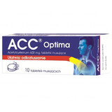 ACC Optima 600 mg, 10 comprimate efervescente