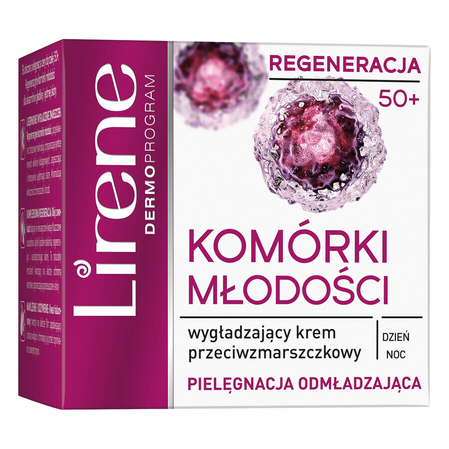 Lirene Youth Cells 50+, cremă antirid, 50 ml