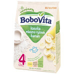 BoboVita Terci de orez cu lapte, banane, fără gluten, după 6 luni, 230 g