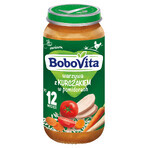 BoboVita Lunch, legume cu pui în roșii, după 12 luni, 250 g