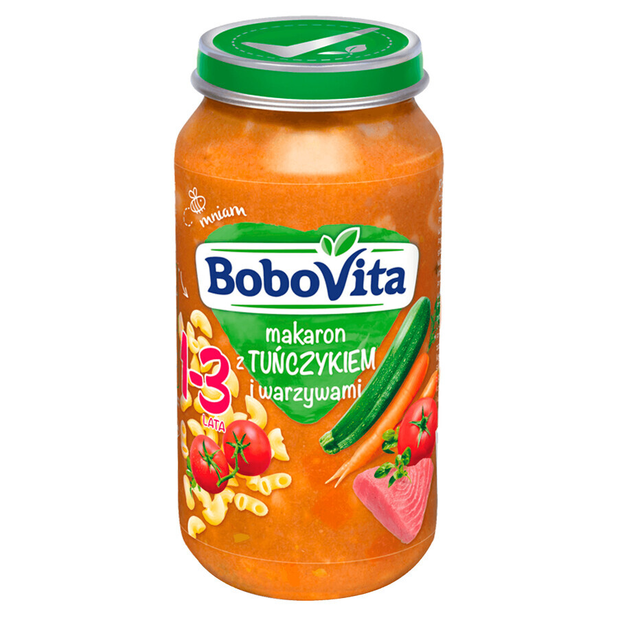 BoboVita Lunch, paste cu ton și legume, de la 1-3 ani, 250 g