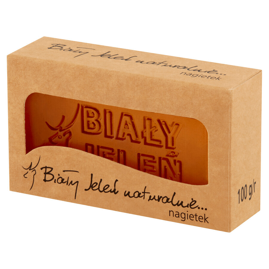 Biały Jeleń, jabón de glicerina, caléndula, 100 g