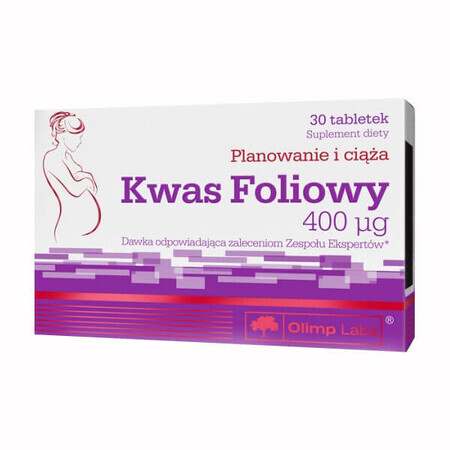 Olimp Acid folic 400 µg, 30 comprimate