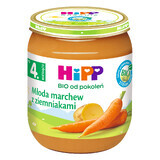 HiPP Legume Bio, morcovi pentru copii cu cartofi, după 4 luni 125 g