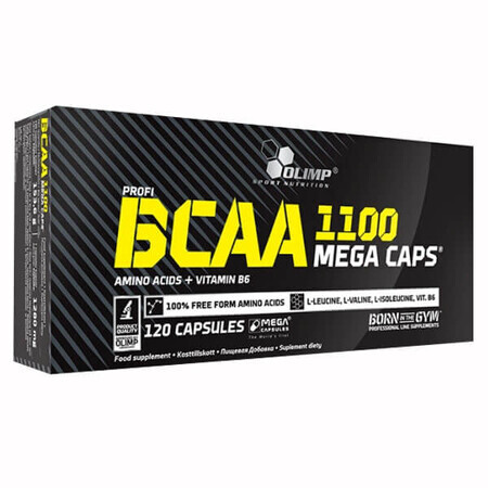 Olimp BCAA 1100 Mega Caps, 120 capsule