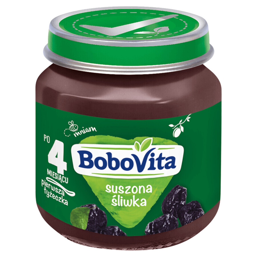 BoboVita Desert, prune uscate, după 4 luni, 125 g