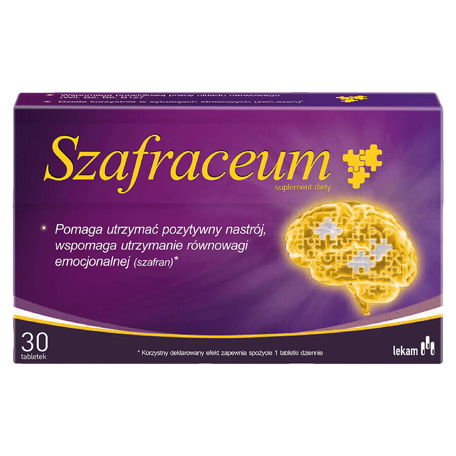 Saffraceum, 30 comprimate