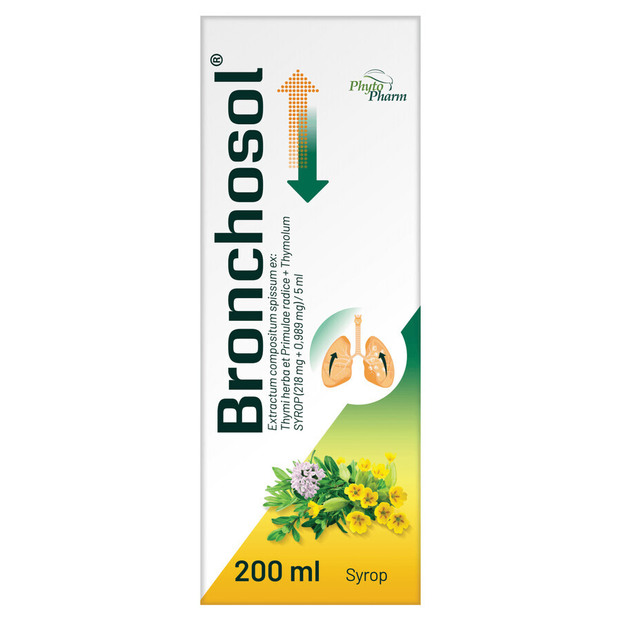 Bronchosol, sirop, 200 ml