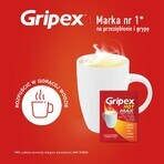 Gripex Hot Max 1000 mg + 100 mg + 12,2 mg, poeder voor orale oplossing, 12 sachets