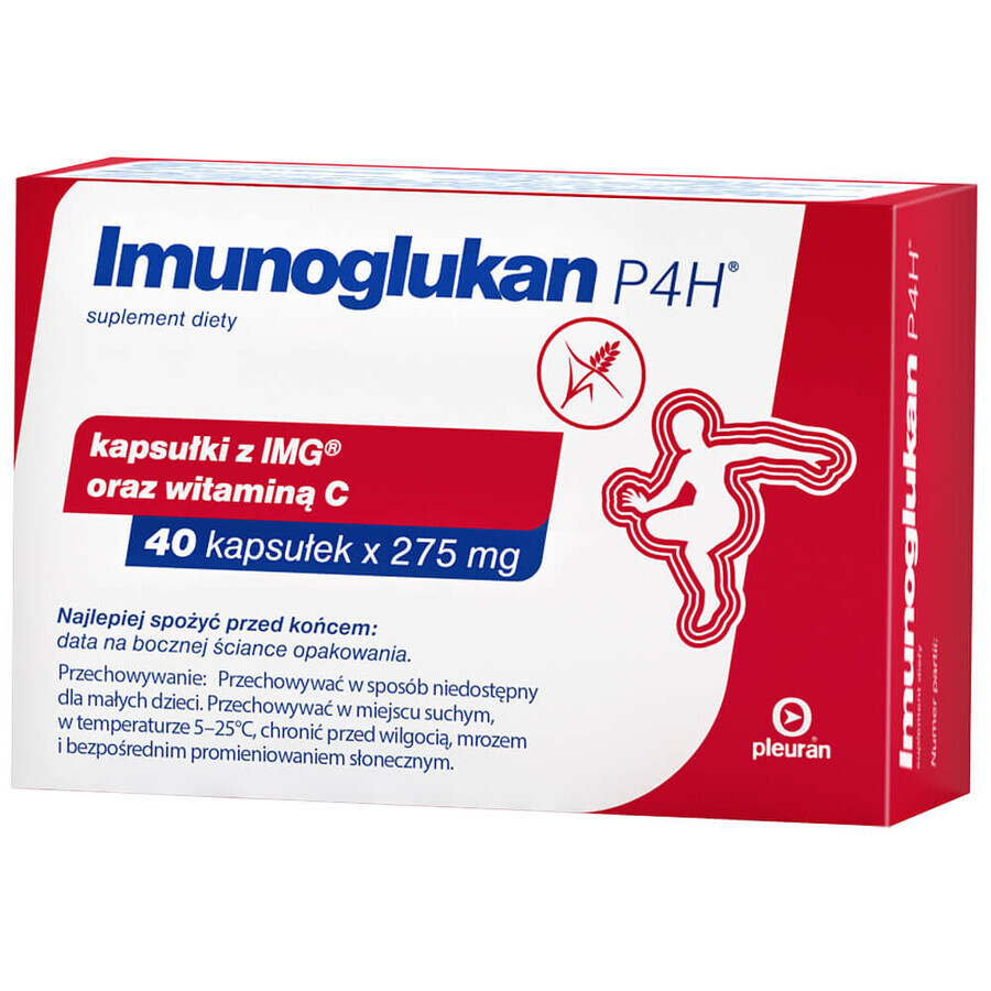 Imunoglucan P4H, 40 capsule