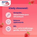 Ibufen for children Forte strawberry flavor 200 mg/ 5 ml, oral suspension from 3 months, 40 ml