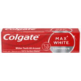 Colgate Max White Luminous, pastă de dinți cu fluor, mentă strălucitoare, 75 ml