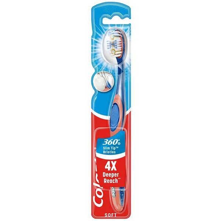 Colgate 360° Interdental, periuță de dinți, medie, 1 buc