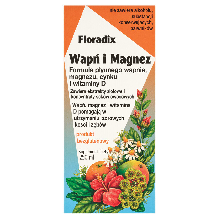 Floradix Calciu și magneziu, 250 ml