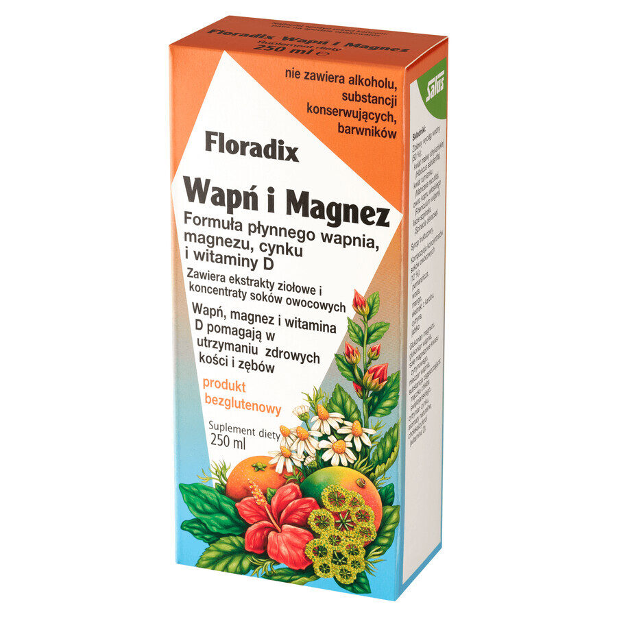 Floradix Calciu și magneziu, 250 ml