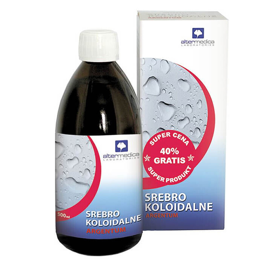 Alter Medica, argint coloidal, Argentum, tonic, 500 ml