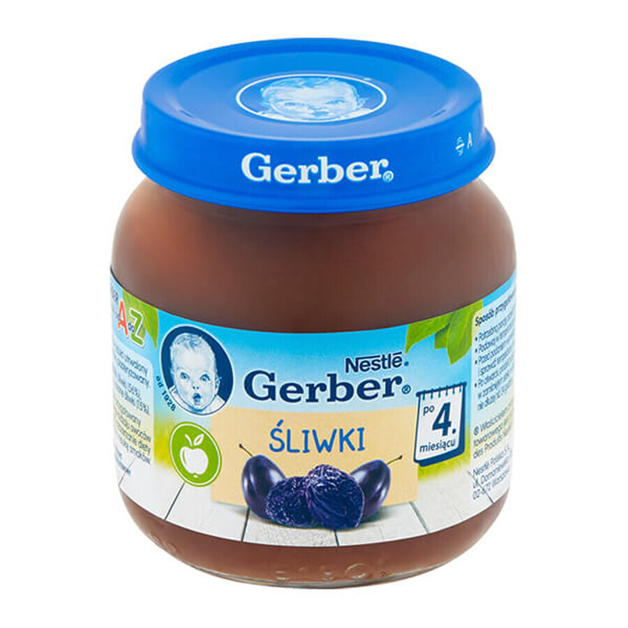 Desert Gerber, prune, după 4 luni, 125 g