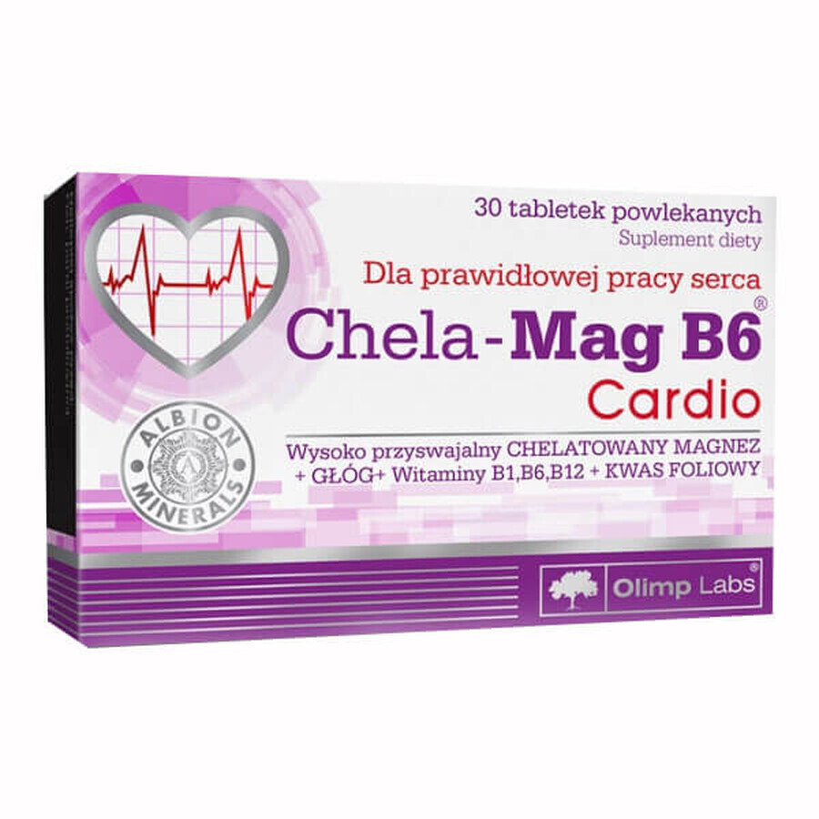 Olimp Chela-Mag B6 Cardio, 30 comprimate