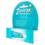 Zovirax Intensiv 50 mg/1 g, cremă, 2 g