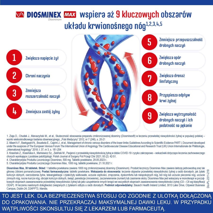 Diosminex Max 1000 mg, 30 compresse rivestite con film