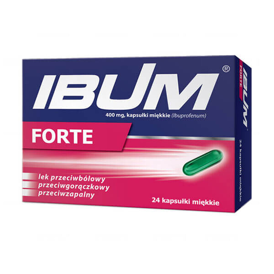 Ibum Forte 400 mg, 24 capsule